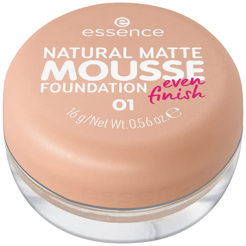 Natural Matte Mousse Foundation, 01
