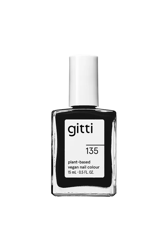 Plant-Based Nail Color, 135 Black