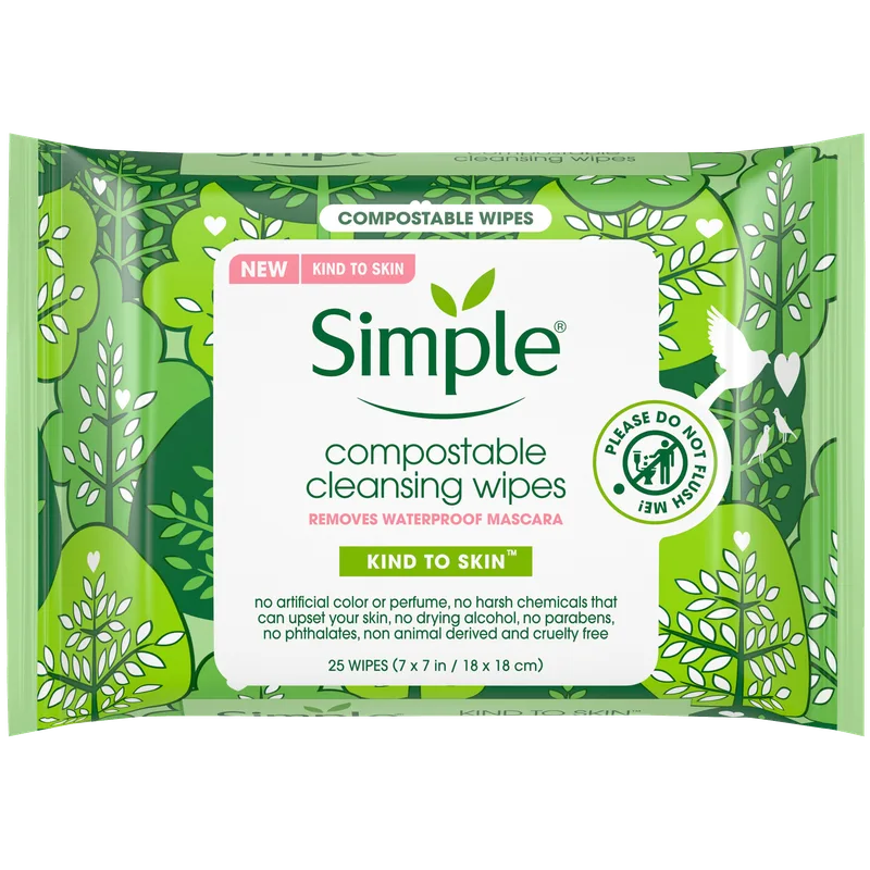 Kind to Skin Compostable Cleansing Wipes (2020 formulation)