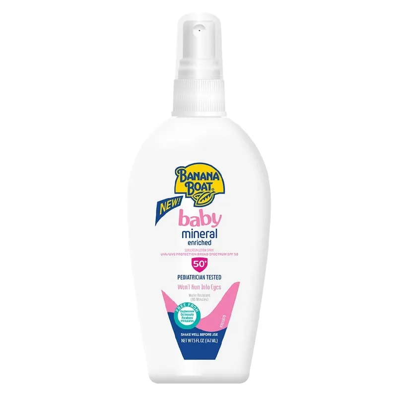 Baby Mineral Enriched Sunscreen Pump Spray, SPF 50