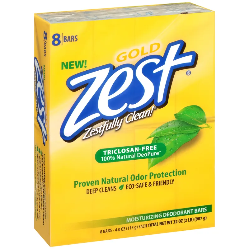 Zestfully Clean Gold Moisturizing Deodorant Bars (2019 formulation)