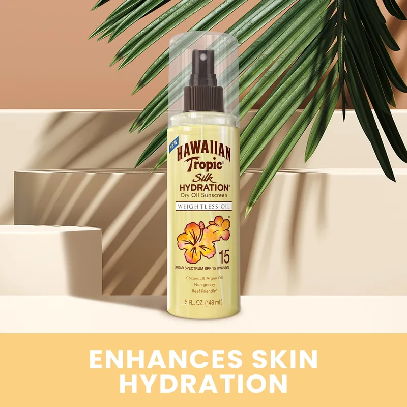 Silk Hydration Dry Oil Sunscreen Mist, SPF 15