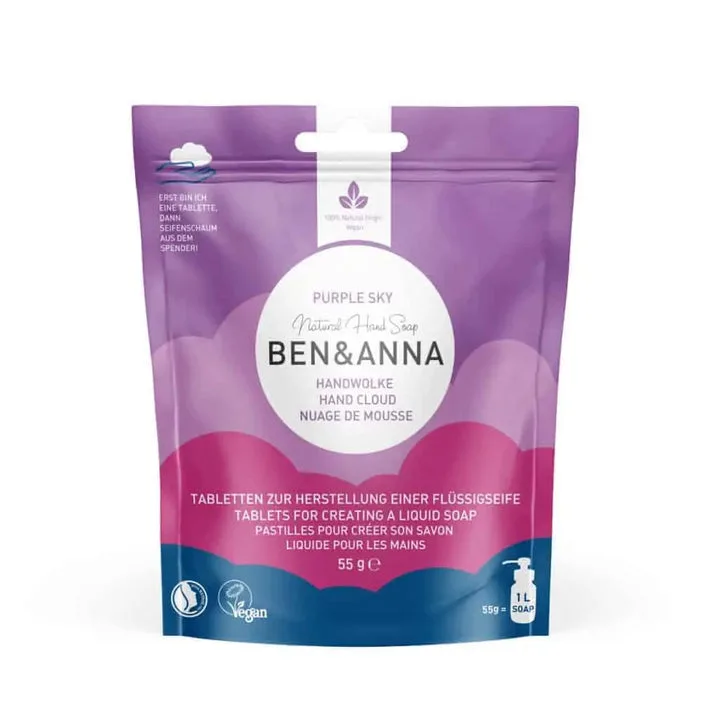 Hand Cloud Soap Tablets, Purple Sky