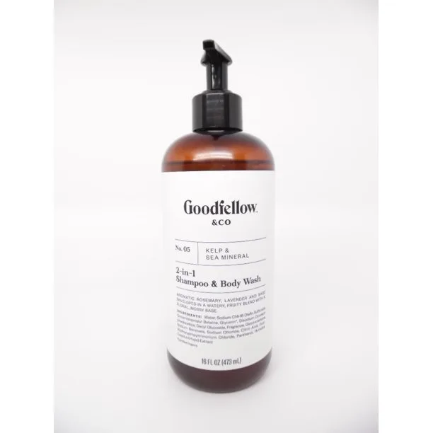 No. 05 2-in-1 Shampoo & Body Wash, Kelp & Sea Mineral (2019 formulation)
