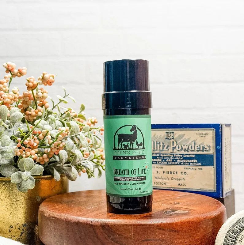 All Natural Lotion Bar, Breath of Life