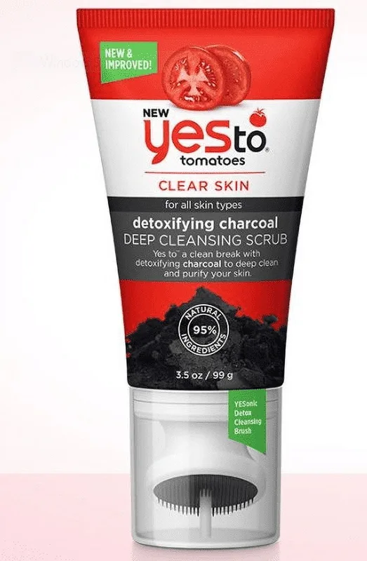 Tomatoes Detoxifying Charcoal Deep Cleansing Facial Scrub