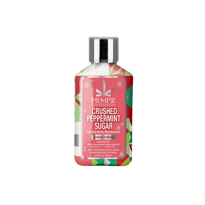 Herbal Body Moisturizer, Crushed Peppermint Sugar