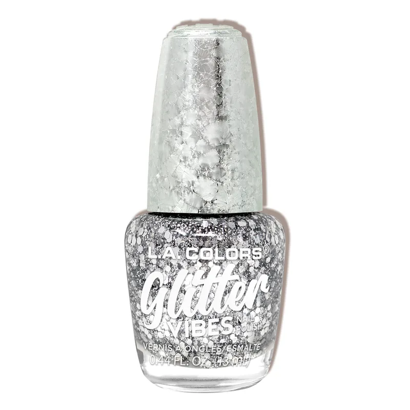 Glitter Vibes Nail Polish, high key