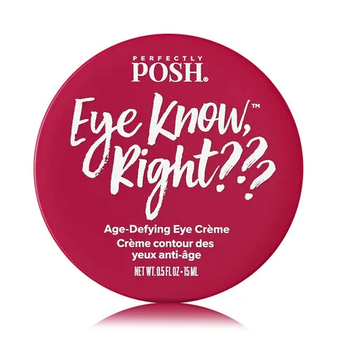 Eye Know, Right? Age-Defying Eye Cr me