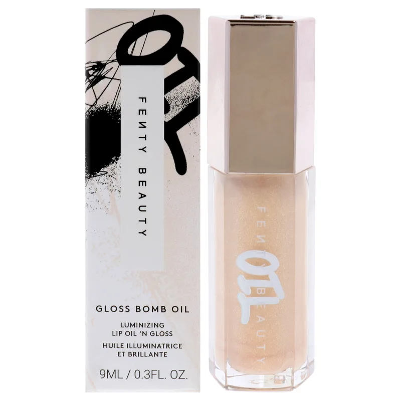 Gloss Bomb Luminizing Lip Oil N Gloss - 07 Superfine Suga by Fenty Beauty for Women - 0.3 oz Lip Gloss