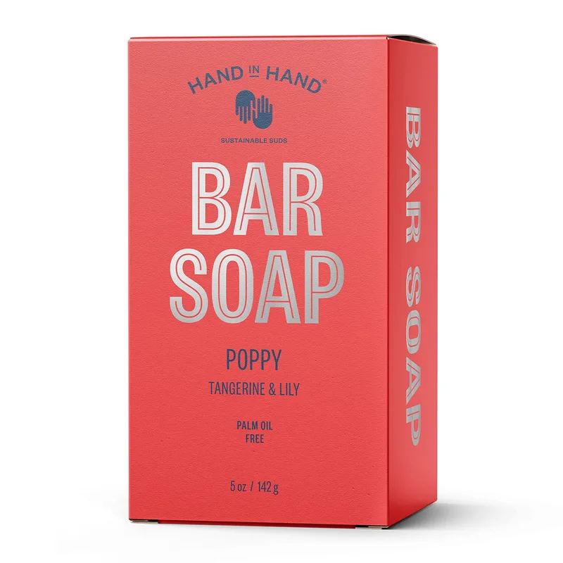 Poppy Bar Soap, Tangerine & Lily
