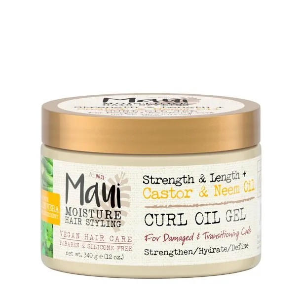 Hair Styling Strength & Length + Castor & Neem Oil Curl Oil Gel