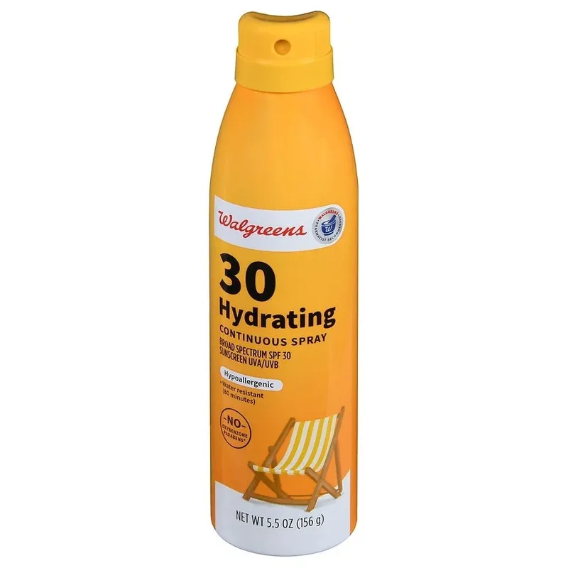 Broad Spectrum Continuous Sunscreen Spray, Spf 30