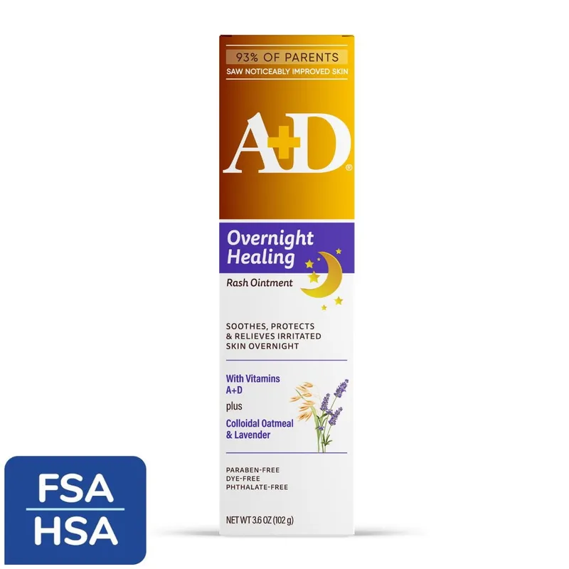 Overnight Healing Diaper Rash Ointment for Baby, Soothes, Protects & Relieves Overnight