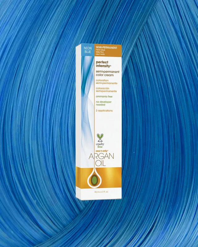 Perfect Intensity Semi Permanent Color Cream, Neon Blue