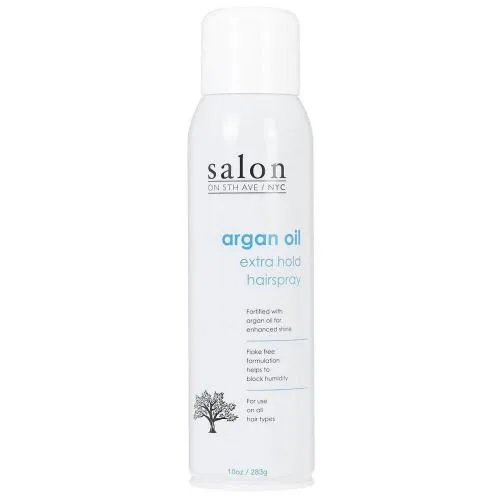 On 5th Ave Extra Hold Hairspray, Argan Oil (2018 formulation)