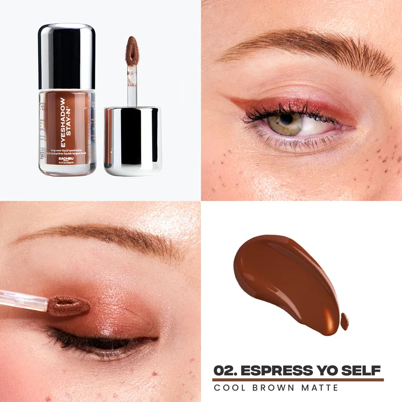 Eyeshadow STAY-N , 02. Espress Yo Self