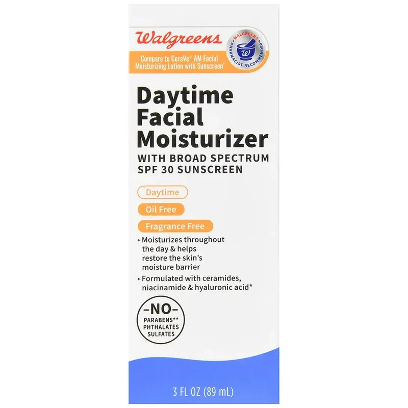 Daytime Facial Moisturizer Sunscreen, SPF 30