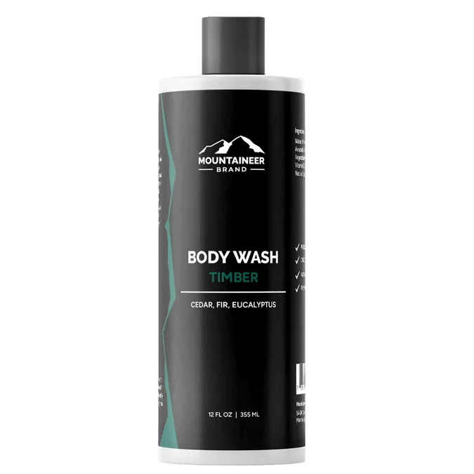 Natural Body Wash, Timber