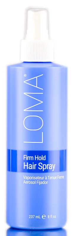 Firm Hold Finishing Hairspray for All Hair Types, Non-Aerosol, Raspberry Scent