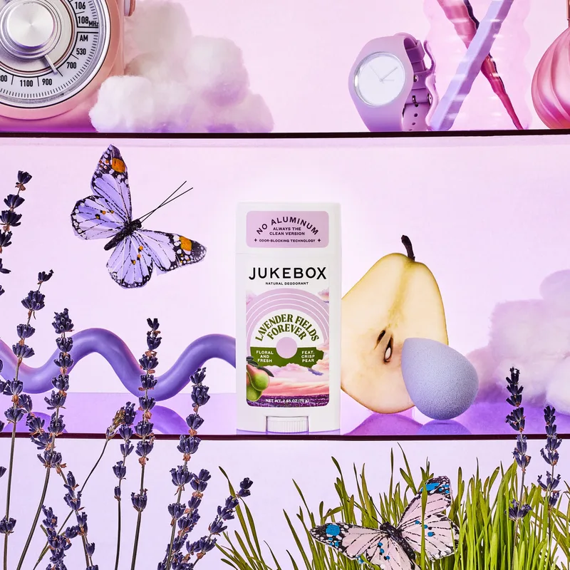 Lavender Fields Forever Natural Deodorant Aluminum Free Deodorant for Women