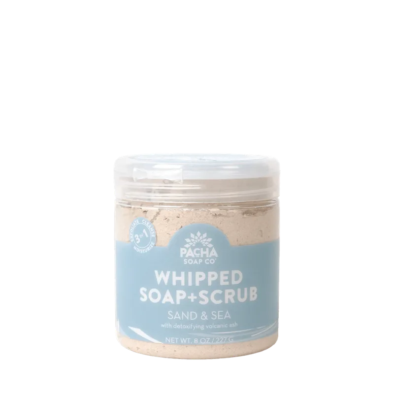 Whipped Soap + Scrub, Sand & Sea