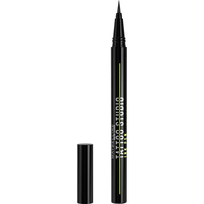 Tattoo Studio Ink Pen Waterproof Liquid Eyeliner, Jet Black
