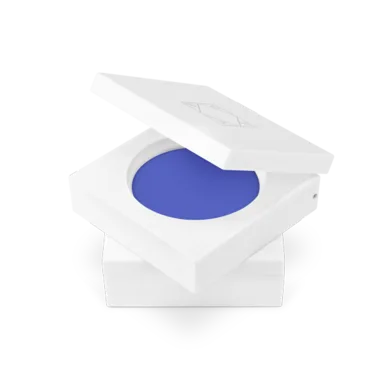 Cosmetics Eyeshadow, Bright Blue (2019 formulation)