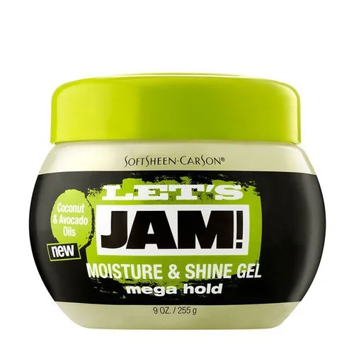 Let's Jam Moisture & Shine Gel, Mega Hold, Coconut & Avocado Oils
