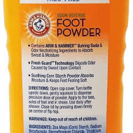 Odor Control Foot Powder (2019 formulation)