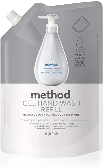 Gel Hand Wash Refill, Free + Clear