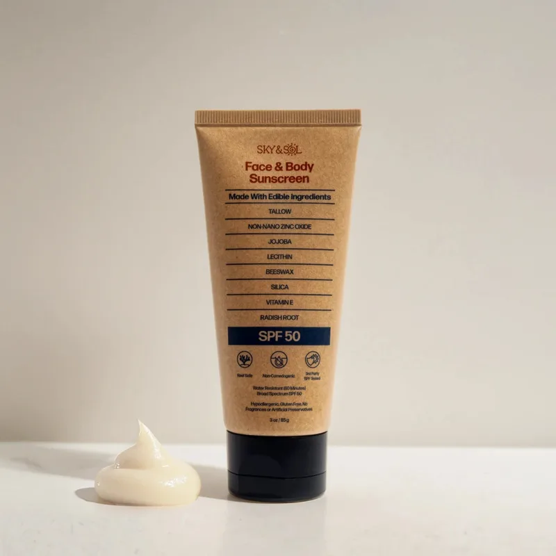 Face and Body Sunscreen Lotion, SPF 50