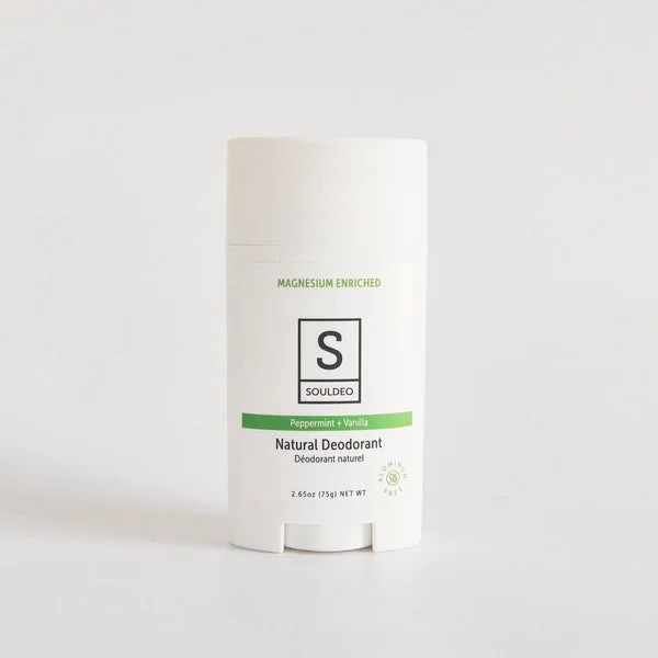 Naturals, Natural Deodorant, Peppermint + Vanilla