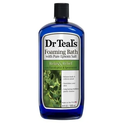 Relax & Relief Eucalyptus and Spearmint Foaming Bubble Bath