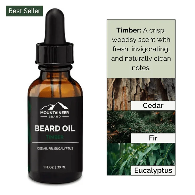 Natural Beard Oil, Timber