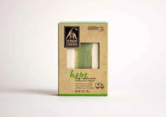 Hope Head to Toe Cleanser Bar, Aloe + Dewy Moss (2019 formulation)
