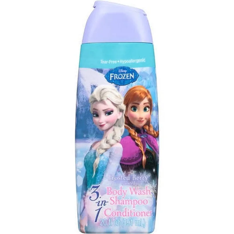 Frozen 3-in-1 Body Wash Shampoo Conditioner, Frosted Berry Scent