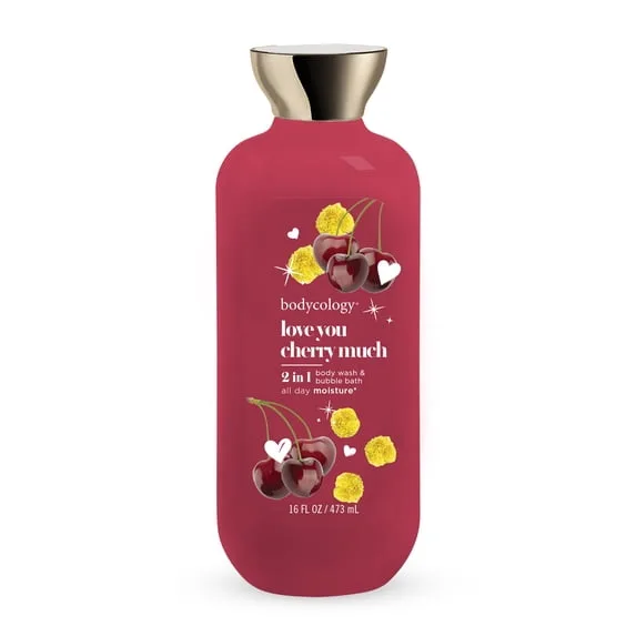 2 in 1 Body Wash & Bubble Bath, Love You Cherry Much