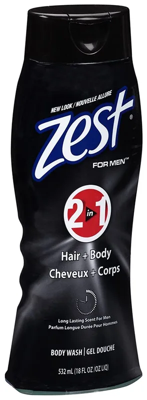 2 in 1 Hair & Body Wash, Intensely Fresh