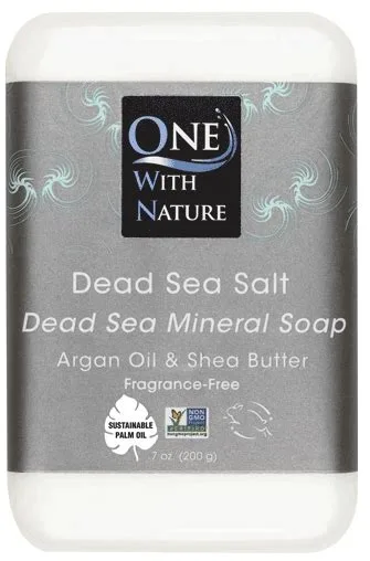 Dead Sea Salt Mineral Soap, Fragrance-Free