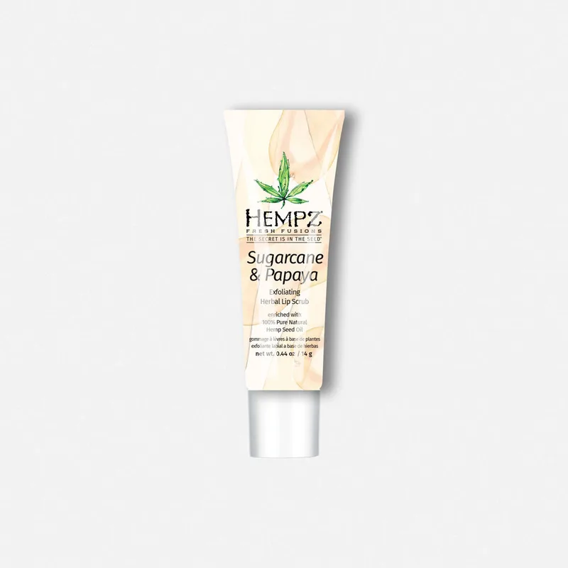 Sugarcane & Papaya Exfoliating Herbal Lip Scrub