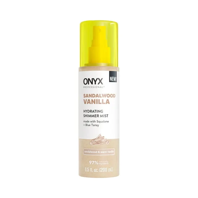 Hydrating Shimmer Body + Hair Mist, Sandalwood Vanilla