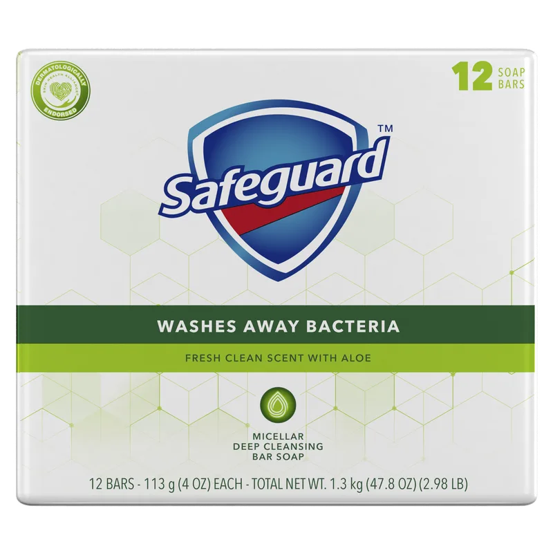 Bar Soap, White With a Touch of Aloe (2020 formulation)