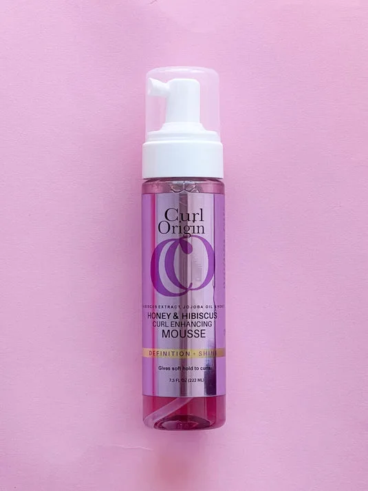 Curl Enhancing Mousse, Honey & Hibiscus