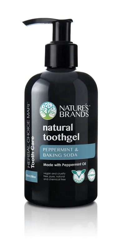 Natural Toothgel, Peppermint & Baking Soda