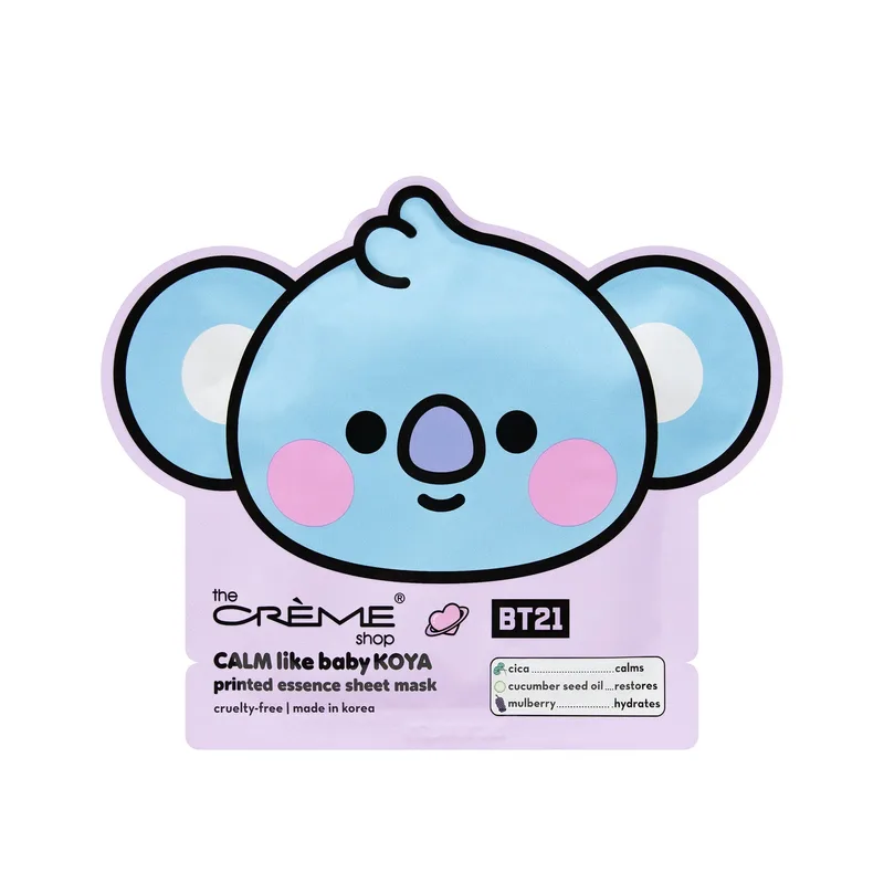 Bt21 Calm Like Baby Koya Printed Essence Sheet Mask