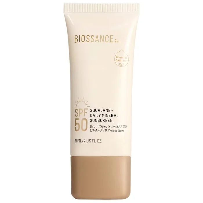 Daily Hydration Mineral Face Sunscreen, Squalane SPF 50