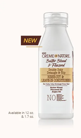 Rinse Out & Leave in Conditioner, Butter Blend & Flaxseed