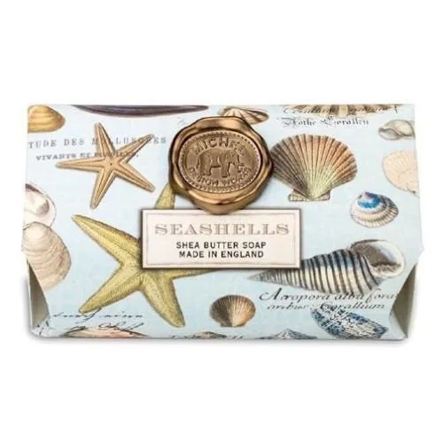 Seashells Moisturizing Shea Butter Soap, Coastal Breeze (2018 formulation)