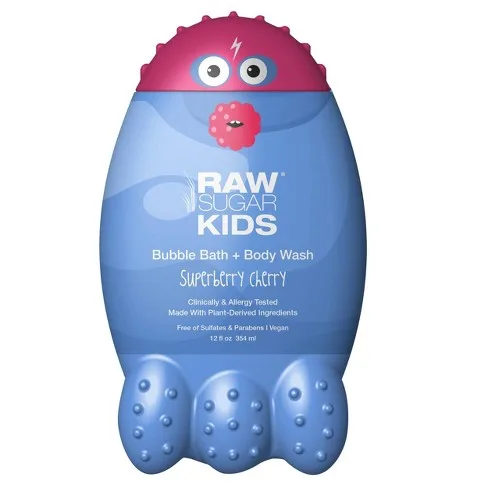 Kids Bubble Bath + Body Wash, Superberry Cherry